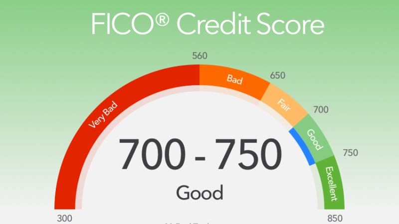 What is the Credit Score Scale Range?